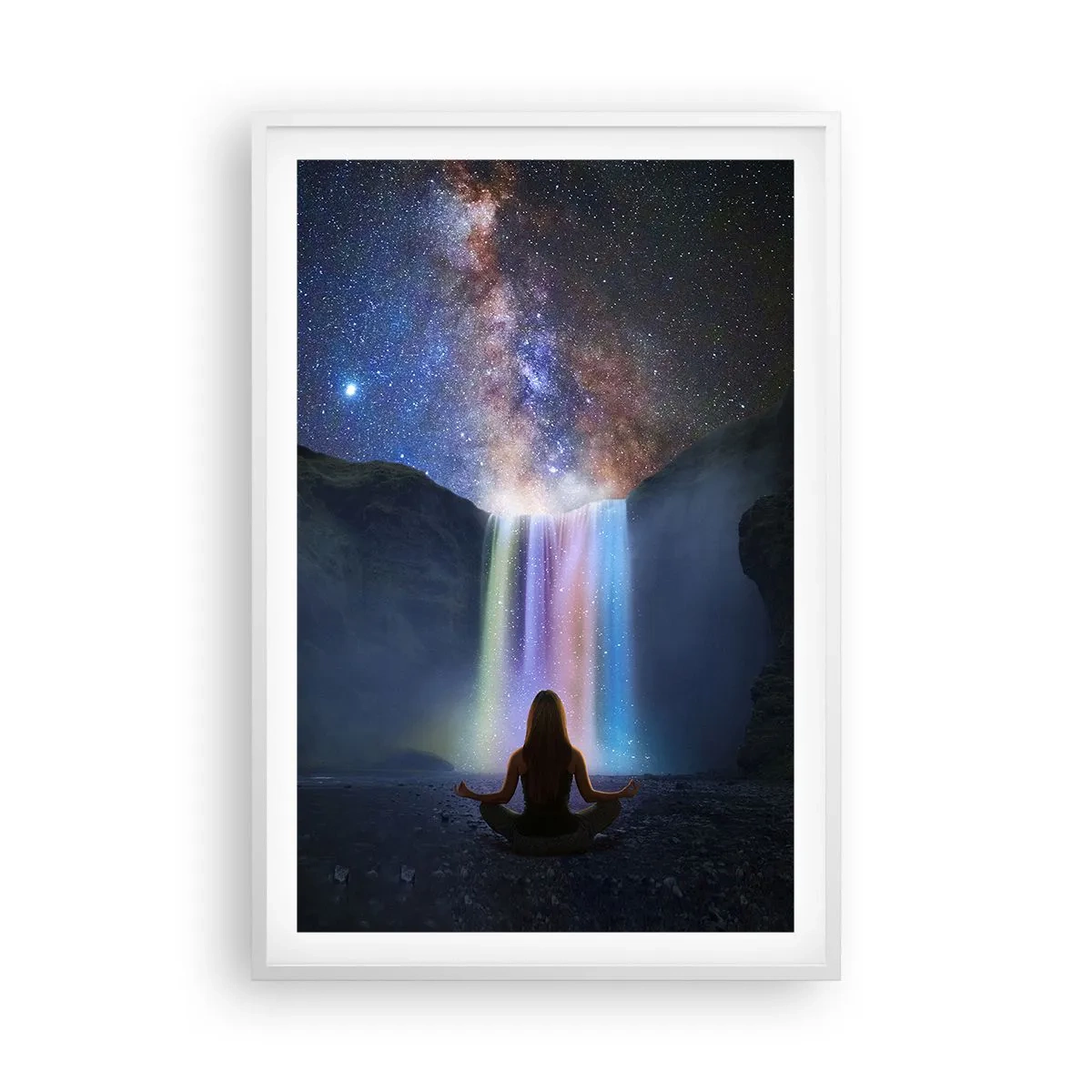 Plakat w białej ramie - Absolutna harmonia - 61x91 cm