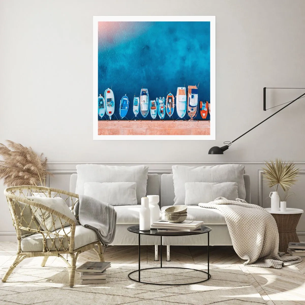 Plakat - W jednym rzędzie - 50x50 cm