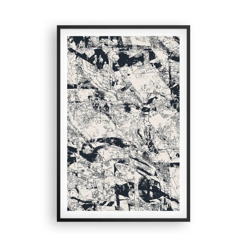 Plakat w czarnej ramie - Przenikanie przeciwieństw - 61x91 cm