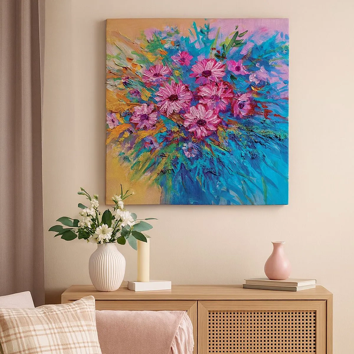 Obraz na płótnie - Energia życia - 30x30 cm