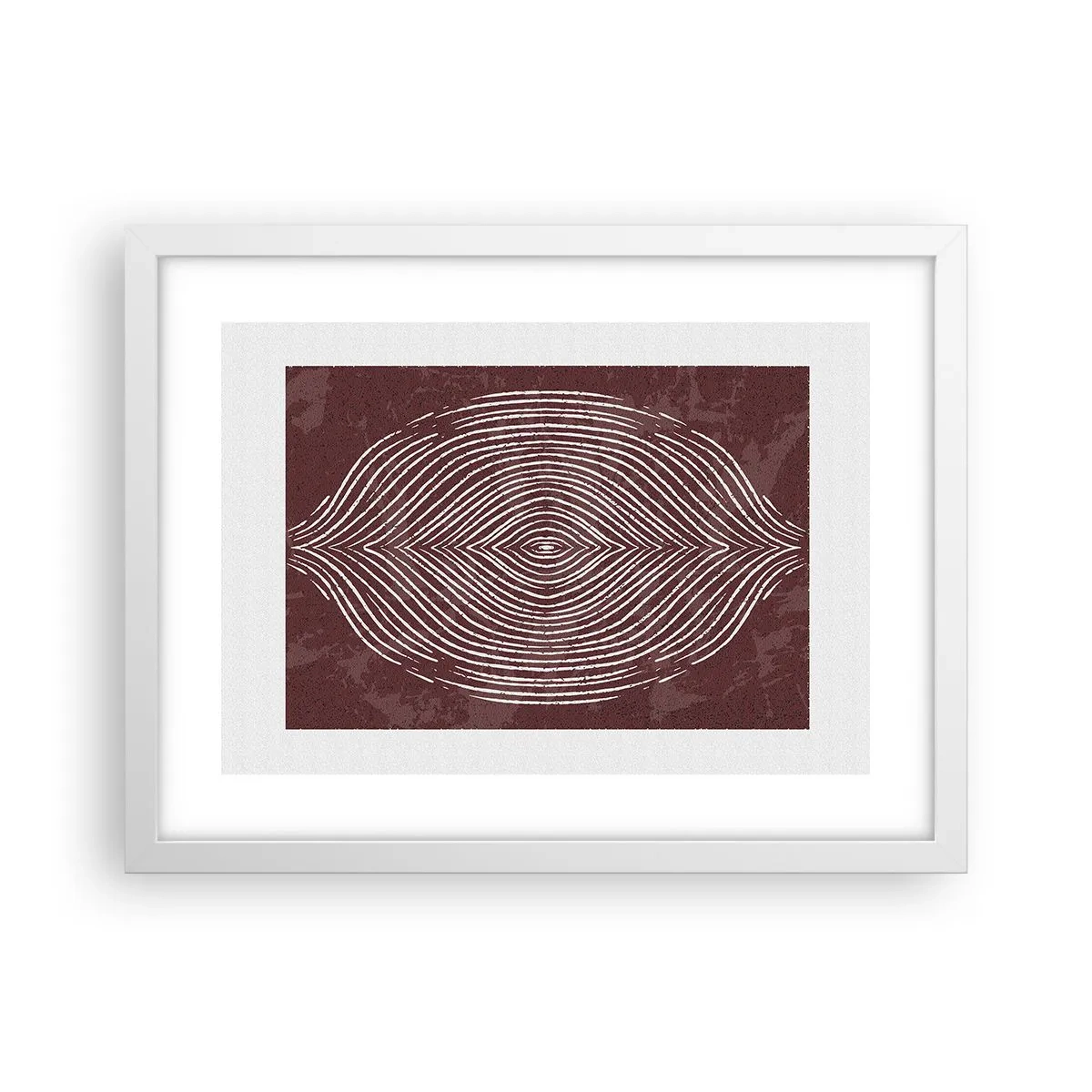 Plakat w białej ramie - Przestrzeń mówi - 40x30 cm