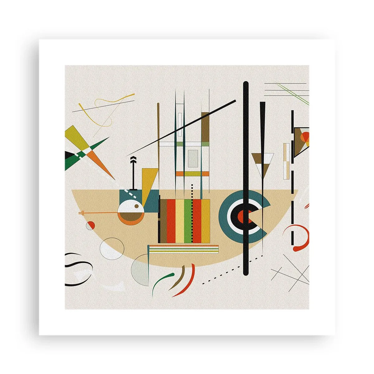 Plakat - I świat się śmieje - 40x40 cm