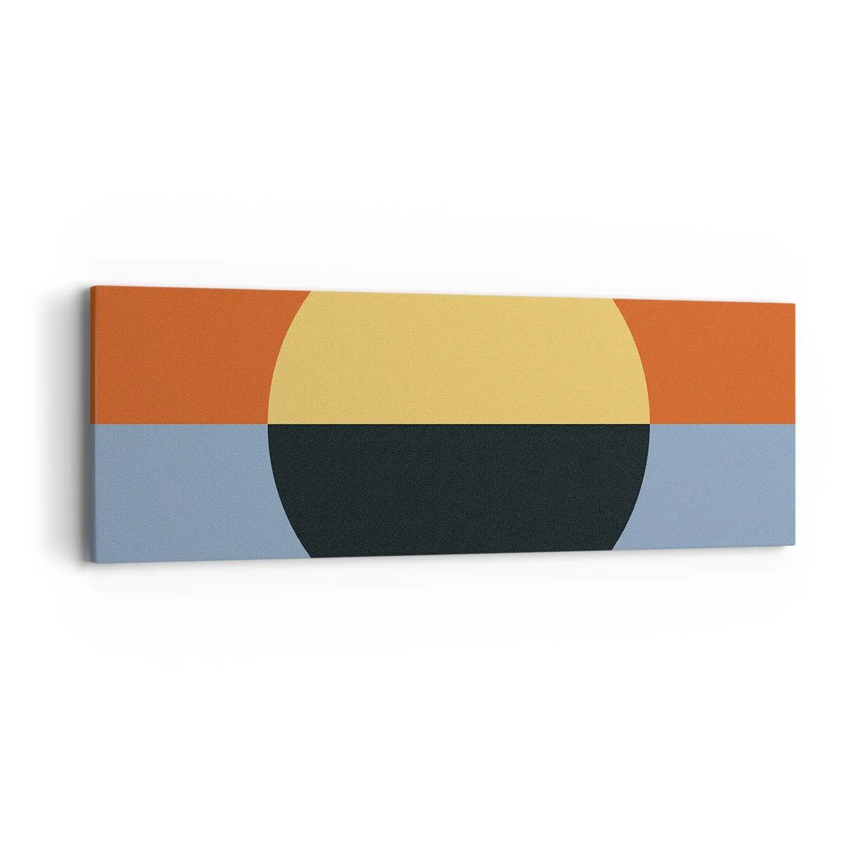 Obraz na płótnie - Kompozycja ciepła i chłodu - 90x30 cm