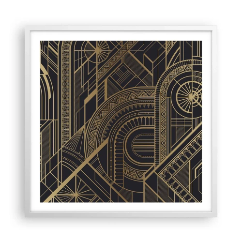 Plakat w białej ramie - Koncepty, idee, plany - 60x60 cm