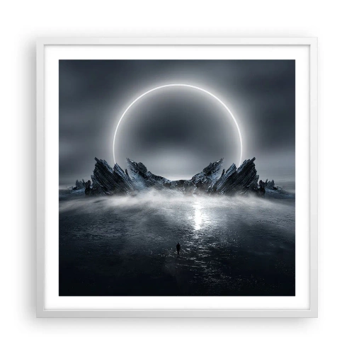 Plakat w białej ramie - Finał opowieści - 60x60 cm