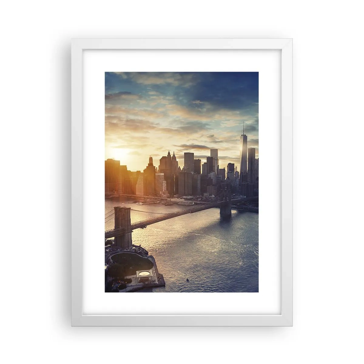 Plakat w białej ramie - Pomnik kultury Zachodu - 30x40 cm