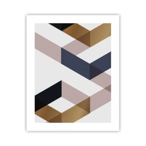 Plakat - Płaszczyzny i kąty - 40x50 cm