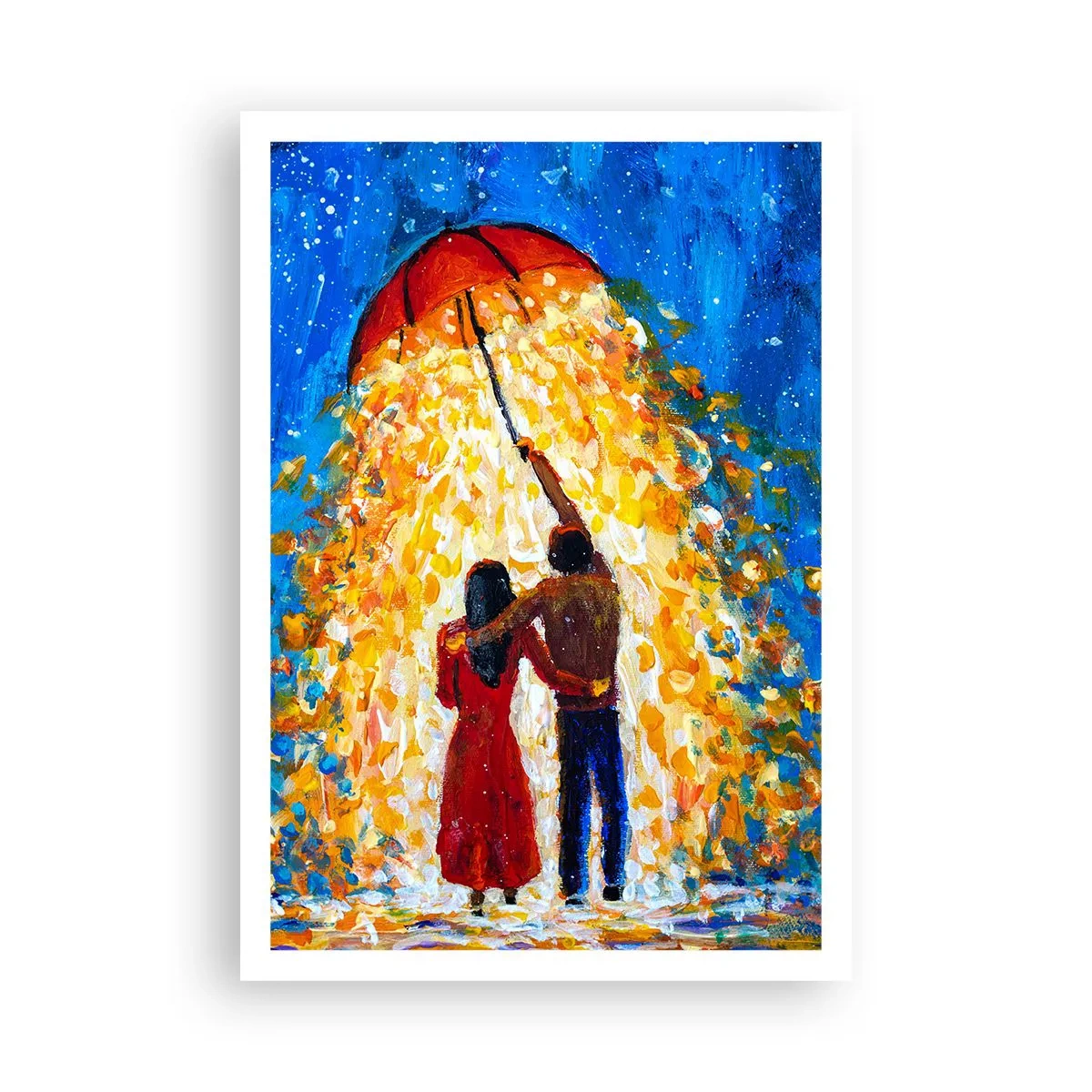 Plakat - Magia deszczowego wieczoru? - 70x100 cm