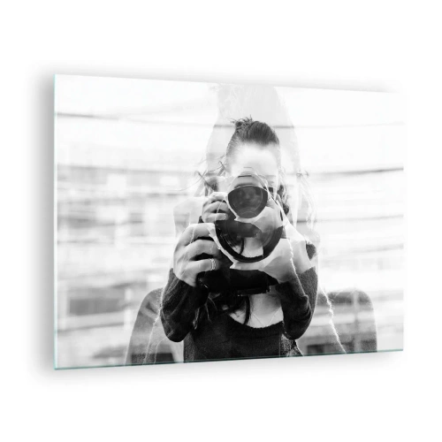 Obraz na szkle - Twórca i jego tworzywo - 70x50cm - Twórca i tworzywo - Nowoczesna dekoracja ścienna do salonu i sypialni ARTTOR