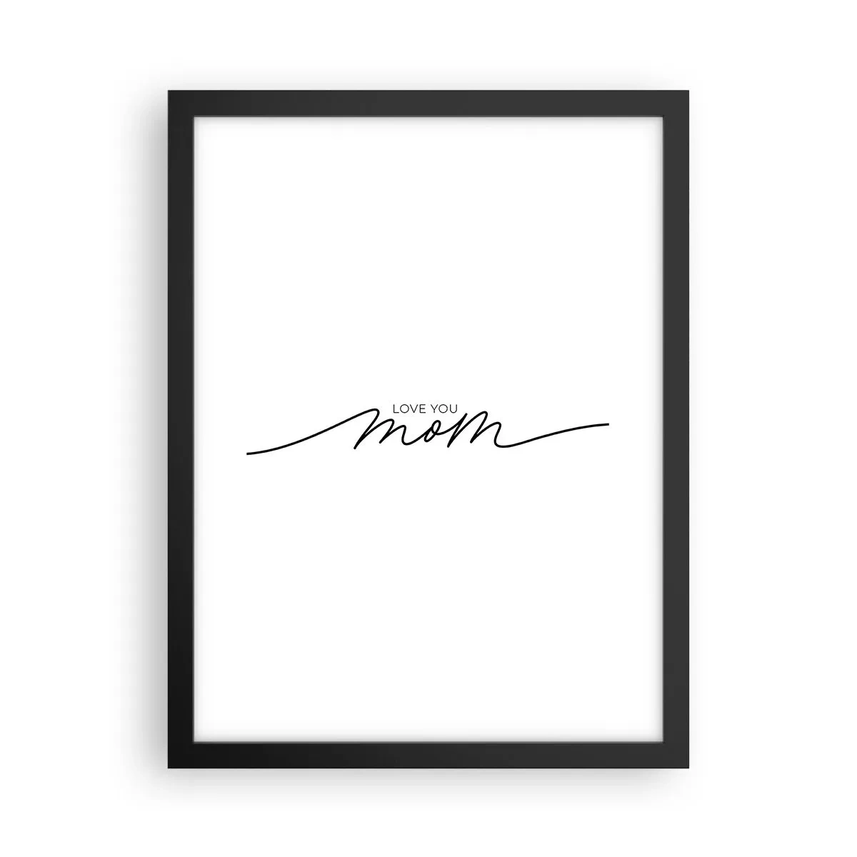 Plakat w czarnej ramie - Wielkie wzruszenie - 30x40 cm