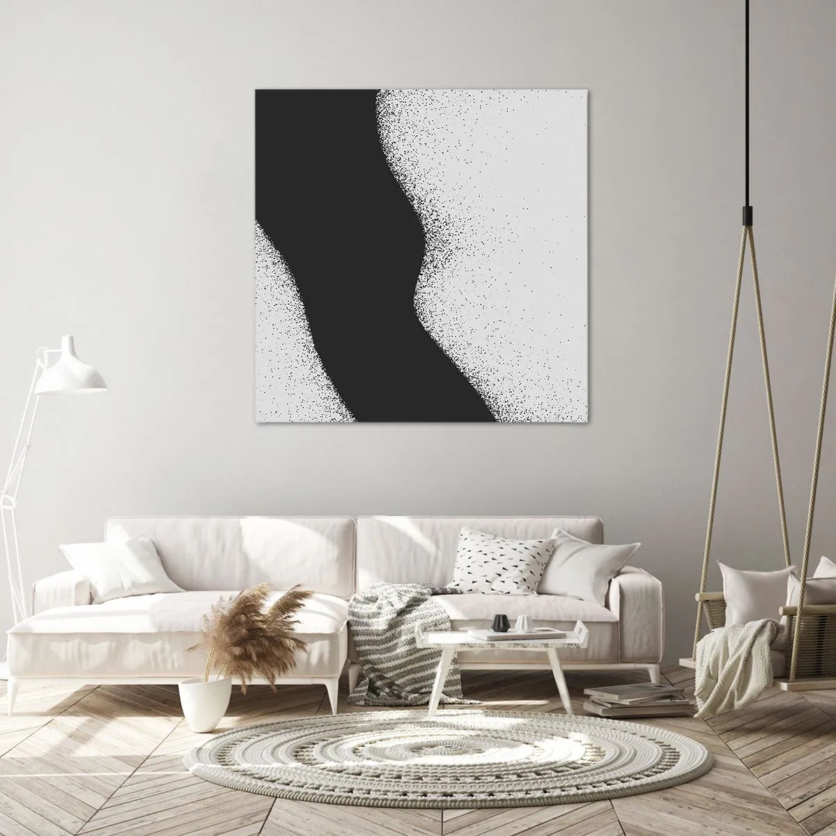 Obraz na płótnie - Płynna równowaga - 70x70 cm