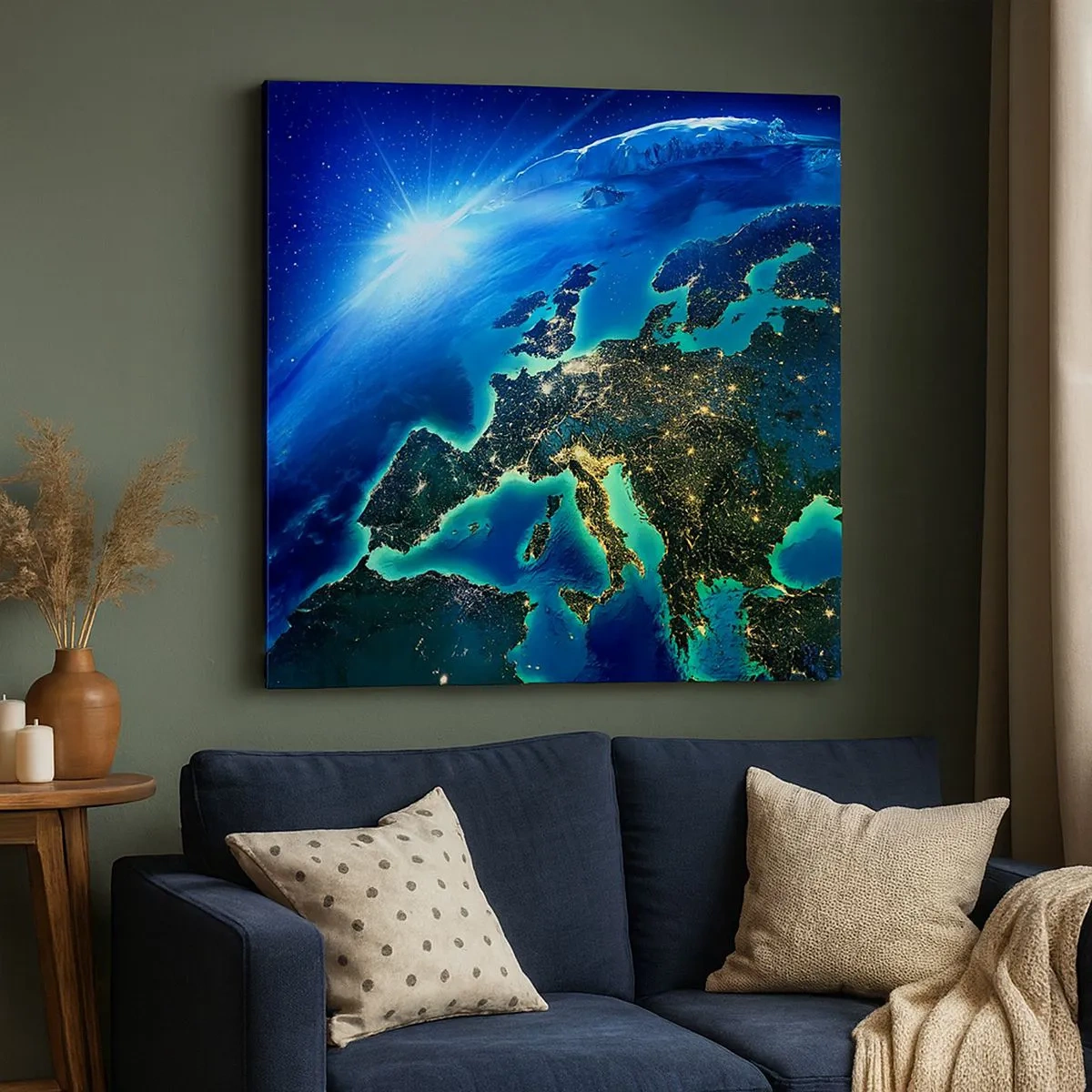 Obraz na płótnie - Roziskrzona Europa - 30x30 cm