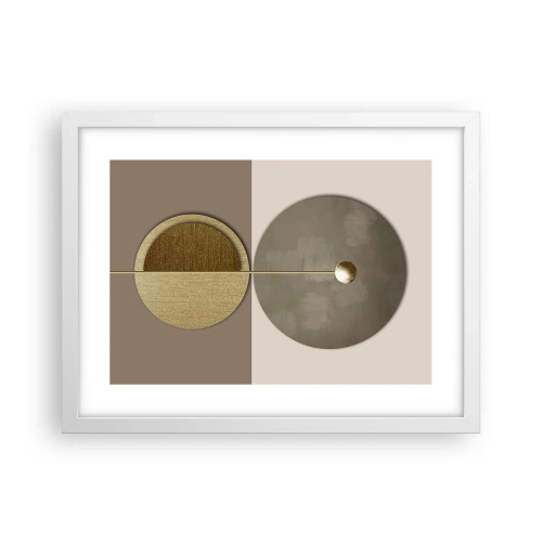 Plakat w białej ramie - Doskonała równowaga - 40x30 cm