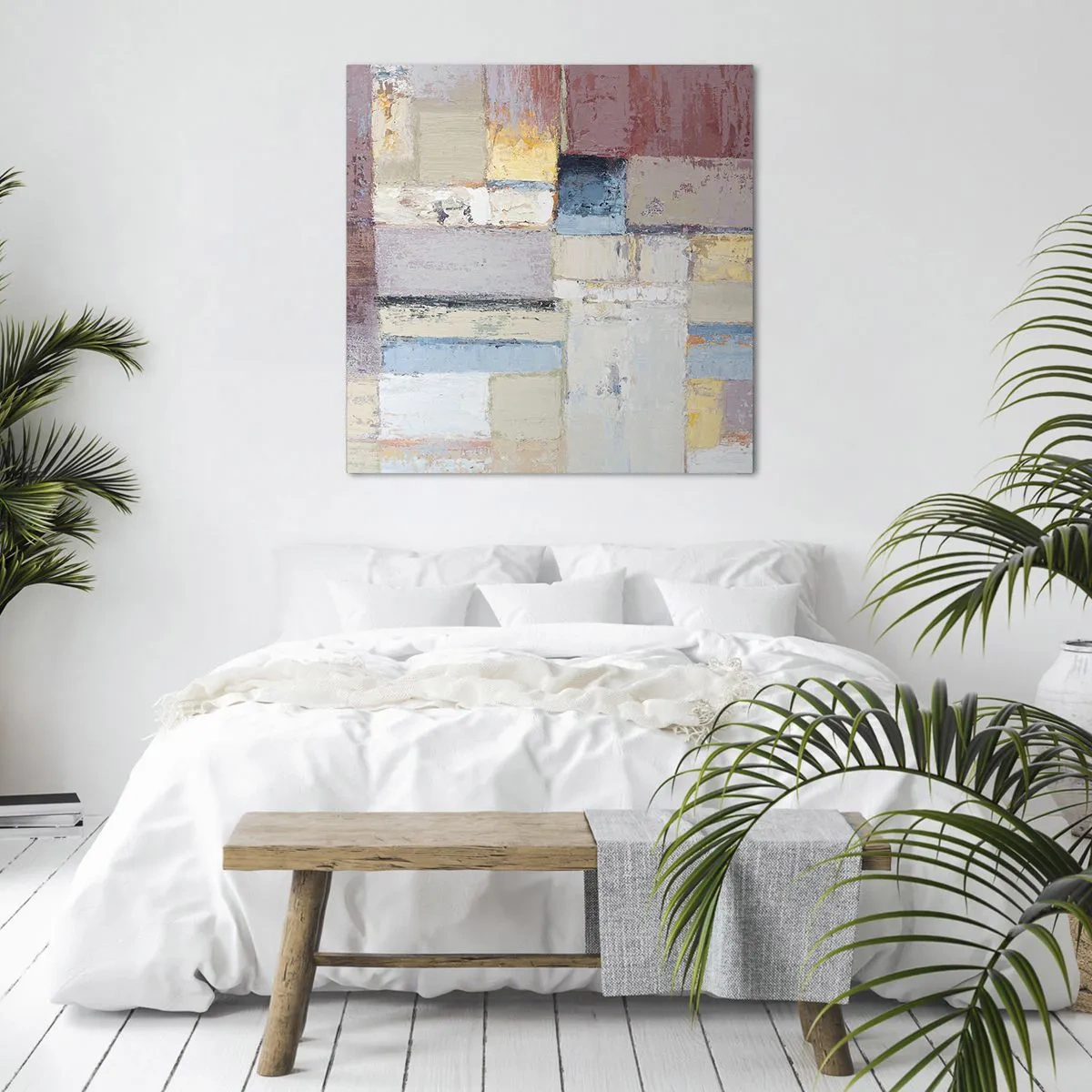 Obraz na płótnie - Spokój geometrii - 50x50 cm