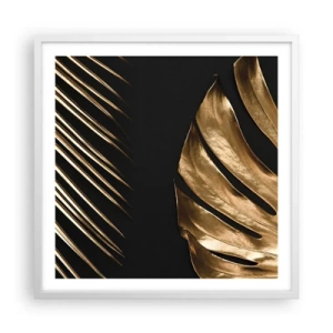 Plakat w białej ramie - Różne, a równie drogie - 60x60 cm