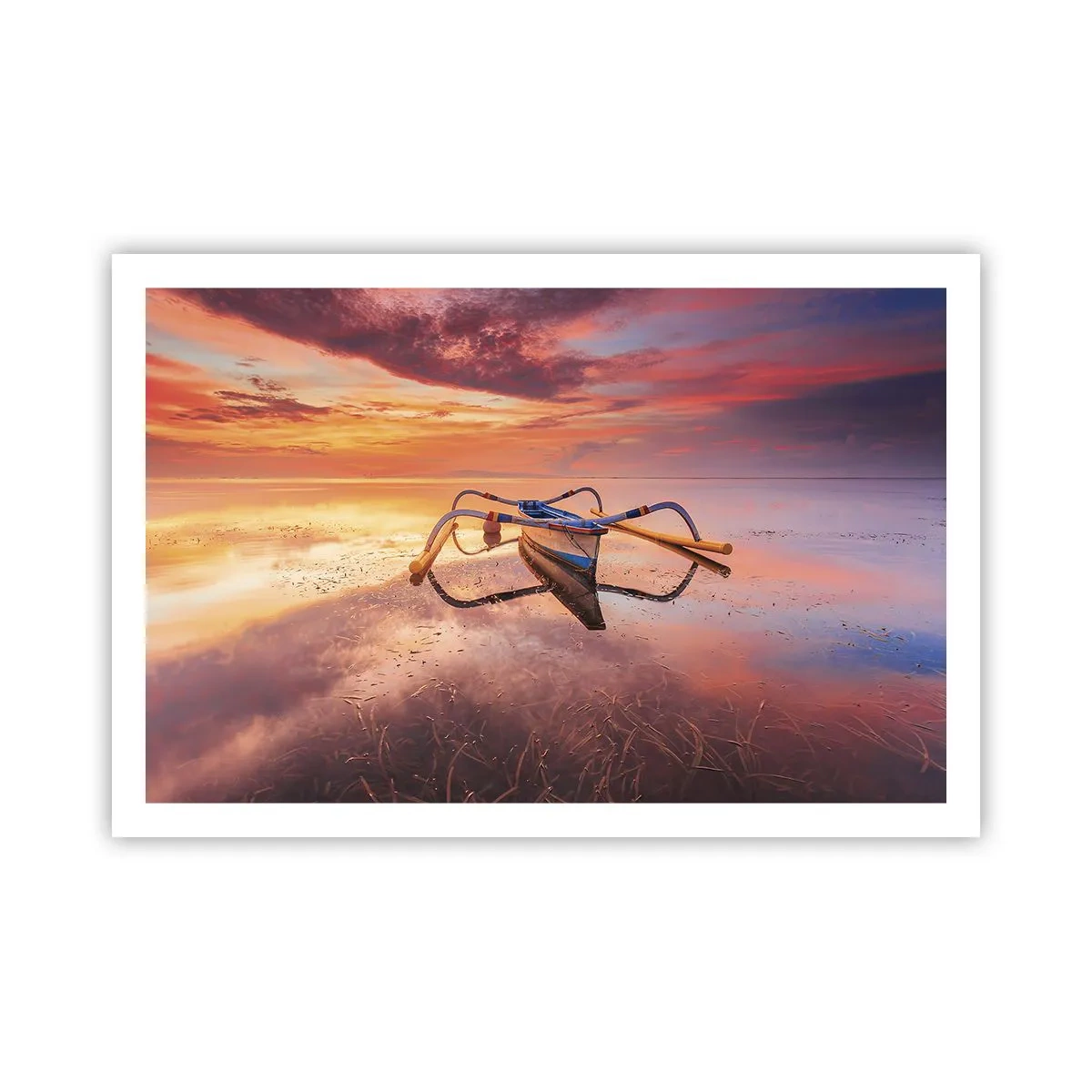 Plakat - Spokój tropikalnego wieczoru - 91x61 cm