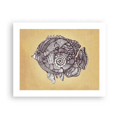 Plakat - Z oceanu ornamentów - 50x40 cm