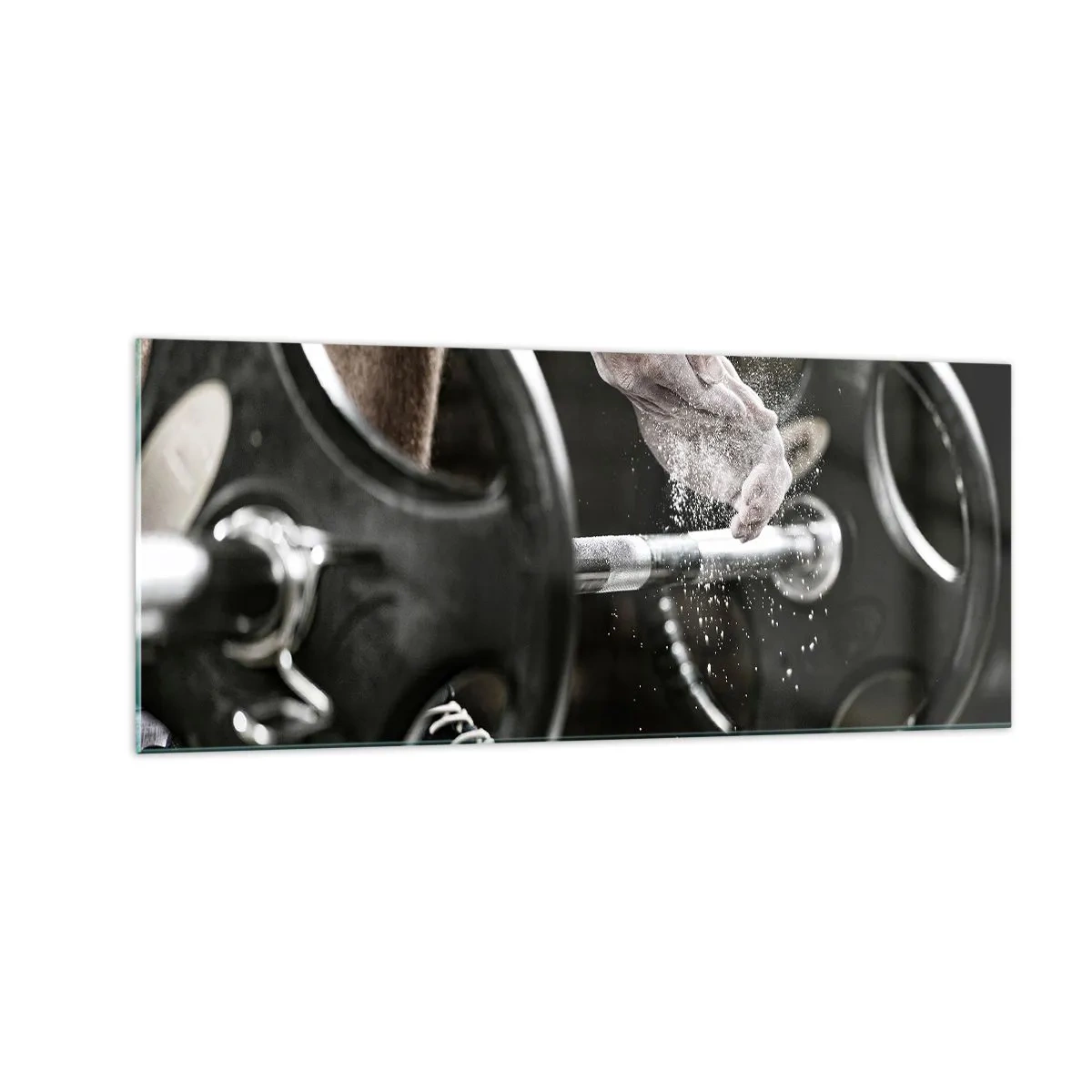 Obraz na szkle - Wyzwanie podjęte! - 100x40 cm