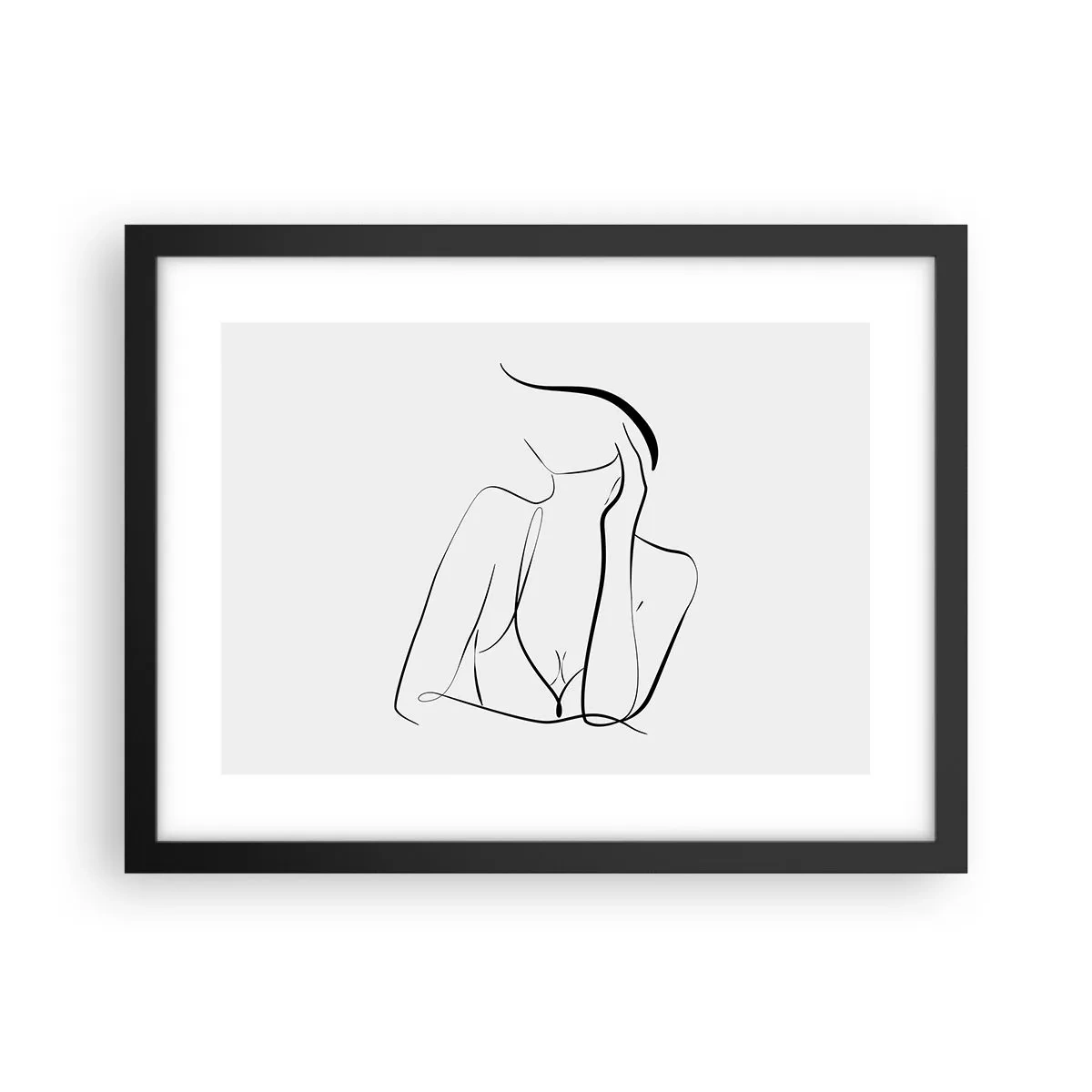 Plakat w czarnej ramie - Na fali marzeń - 40x30 cm
