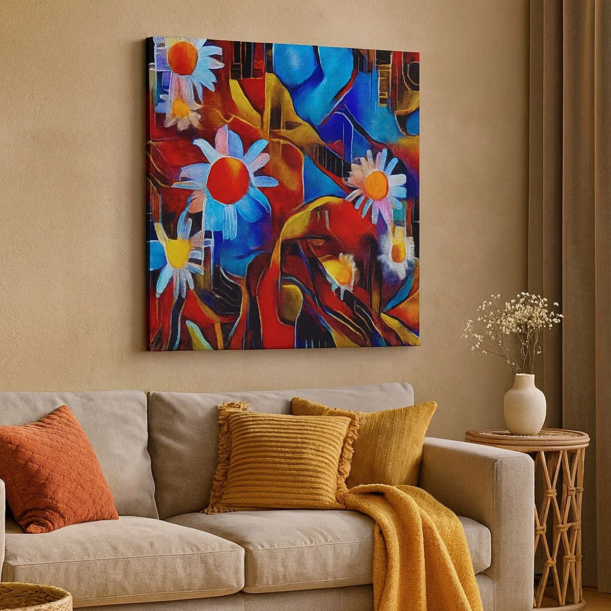 Obraz na płótnie - Kolory życia - 30x30 cm