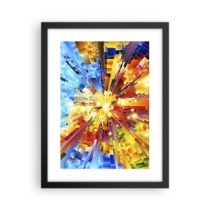 Plakat w czarnej ramie - In medias res - 30x40 cm