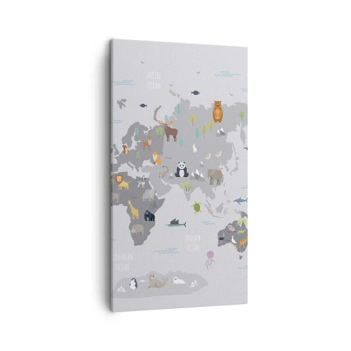 Obraz na płótnie - Powiedz mi, skąd jesteś… - 45x80 cm