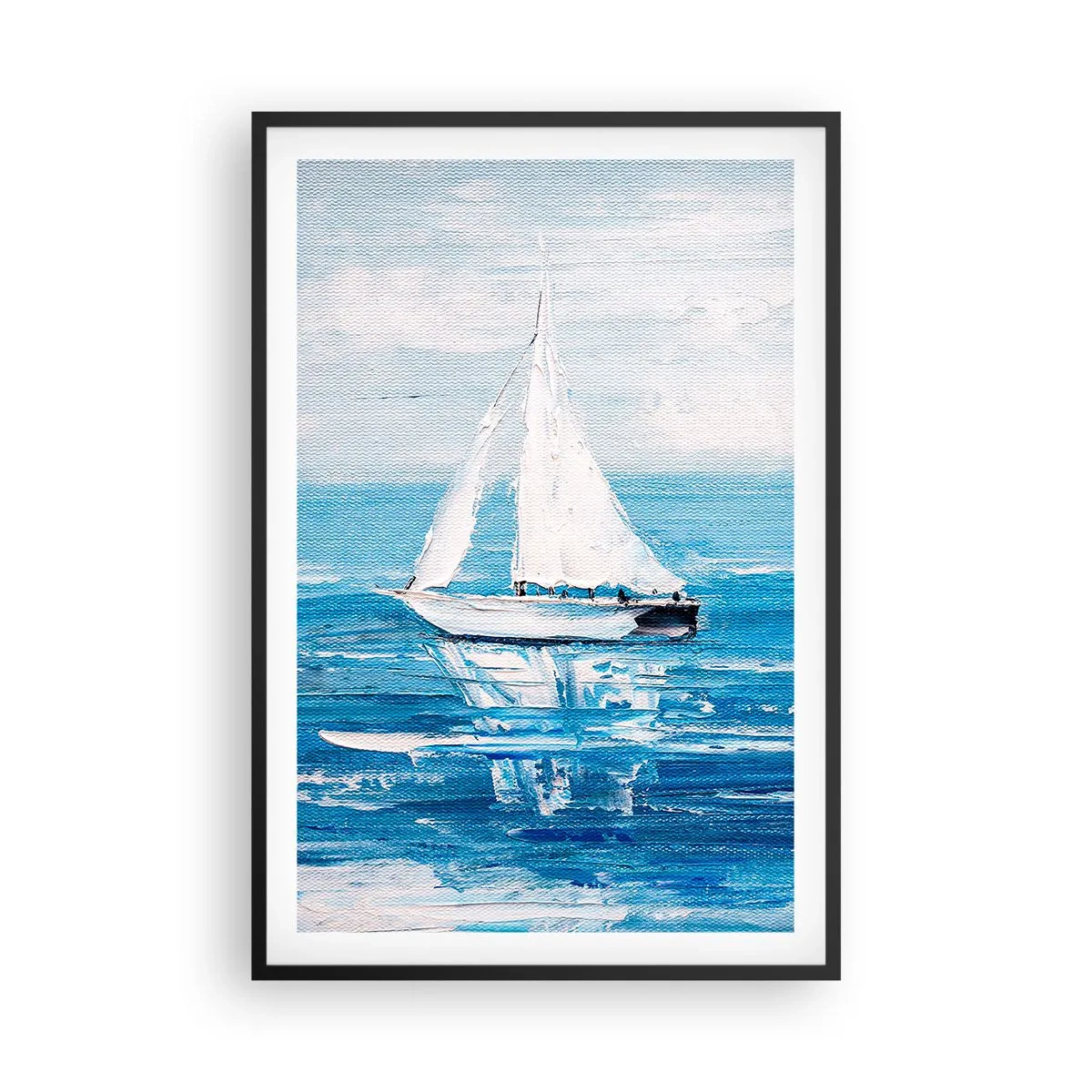 Plakat w czarnej ramie - Z przyjacielem u boku - 61x91 cm