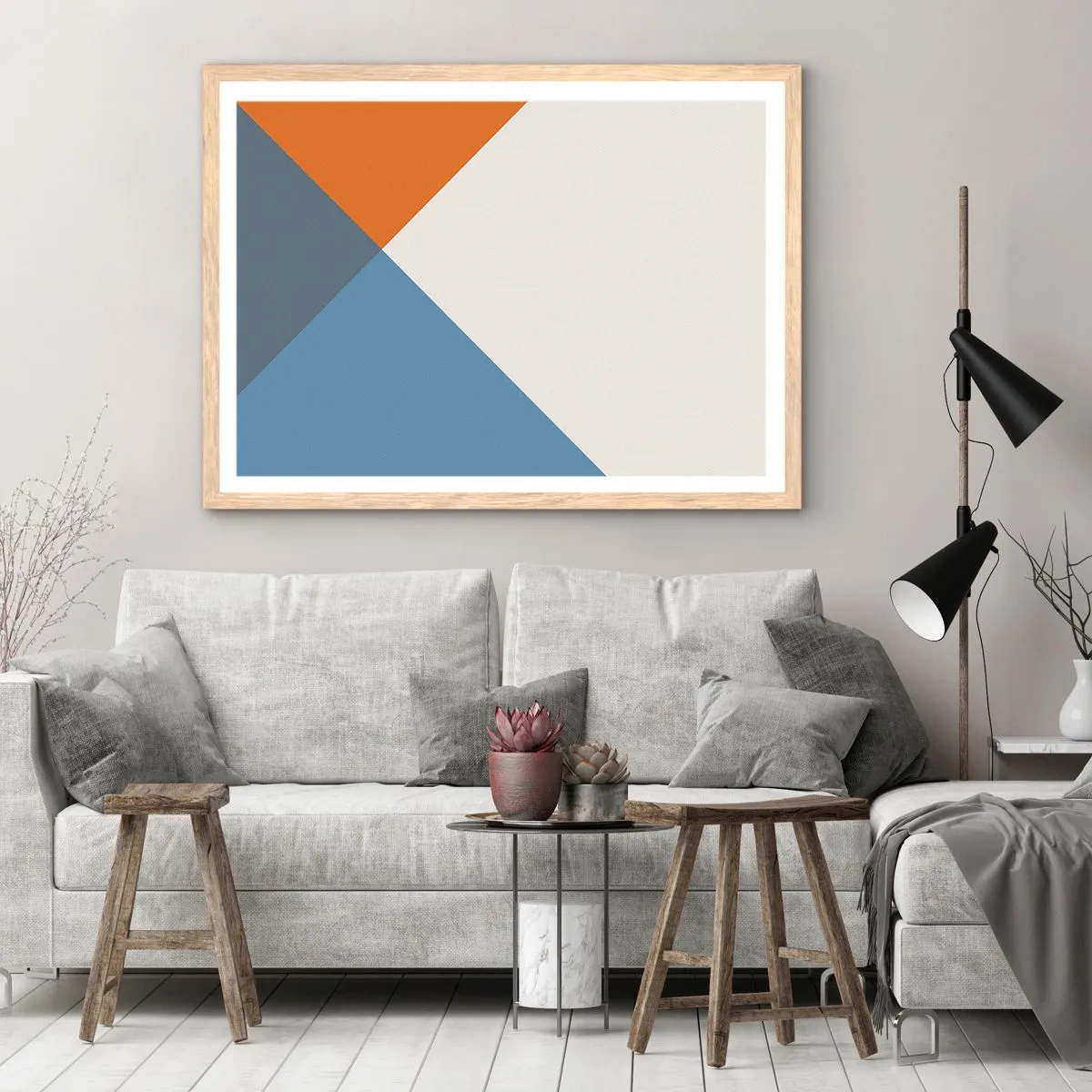 Plakat w ramie jasny dąb - Pod kątem… - 40x30 cm