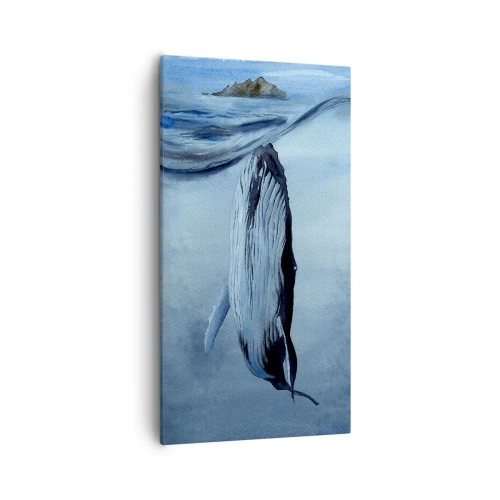 Obraz na płótnie - Dwa światy północy - 55x100 cm