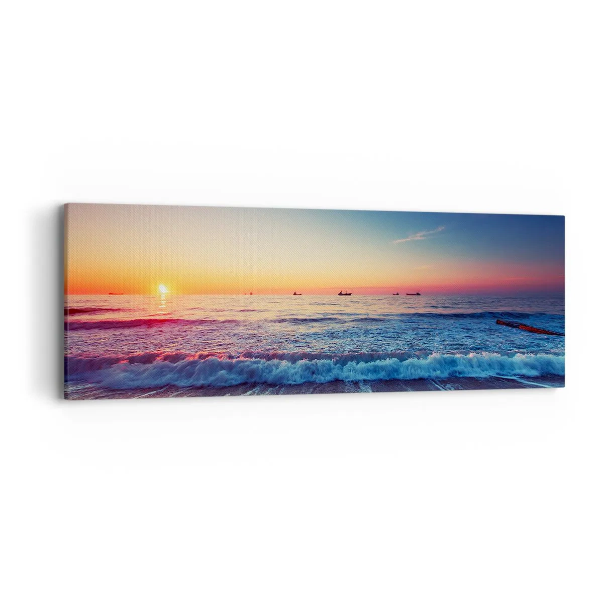 Obraz na płótnie - A co za horyzontem? - 90x30 cm