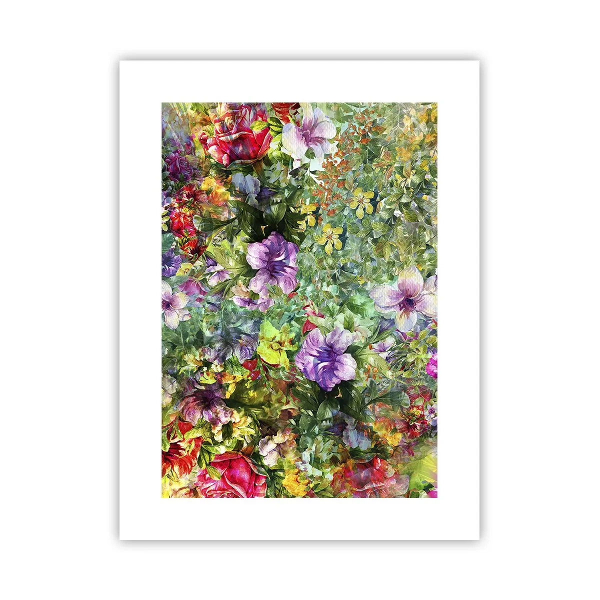 Plakat - W kwiaty na zatracenie - 30x40 cm