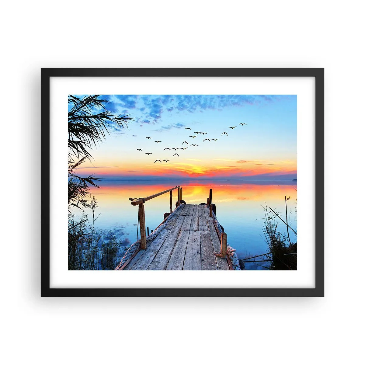 Plakat w czarnej ramie - Pora wracać… - 50x40 cm