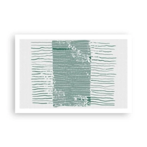 Plakat - Abstrakcja morska - 91x61 cm