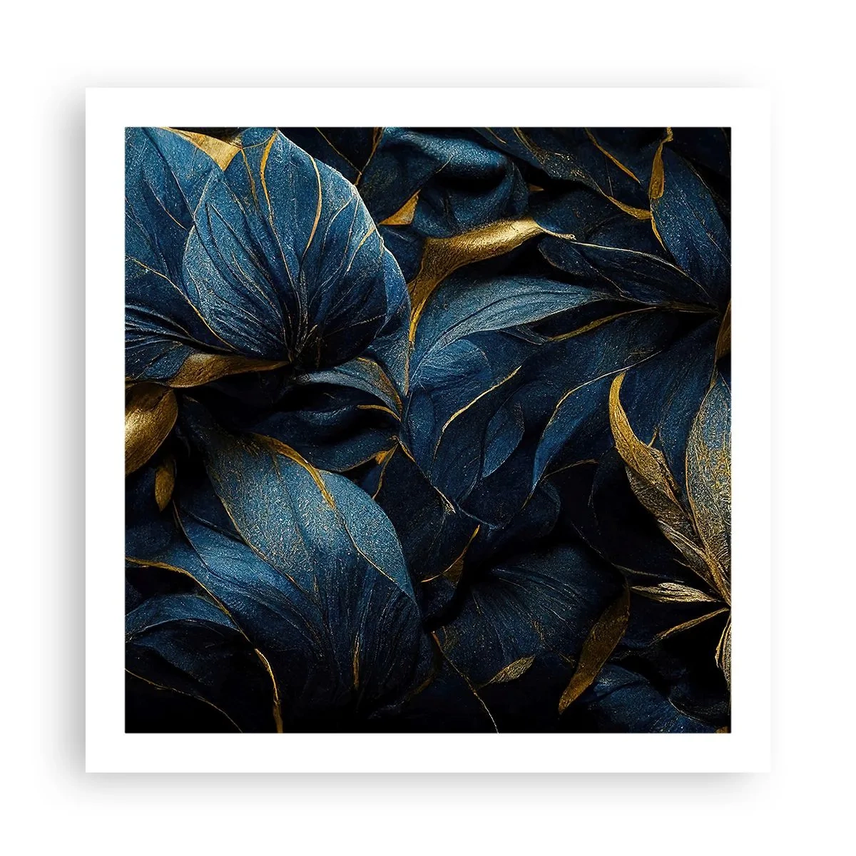 Plakat - Złotem podszyte - 60x60 cm