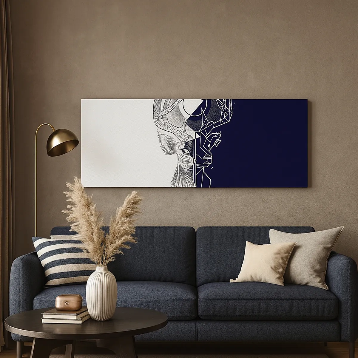 Obraz na płótnie - Walka i jedność przeciwieństw - 30x30 cm