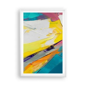 Plakat w białej ramie - Anatomia światła - 61x91 cm