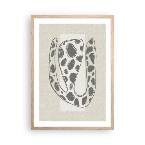 Plakat w ramie jasny dąb - Przedziwne stworzenie - 50x70 cm