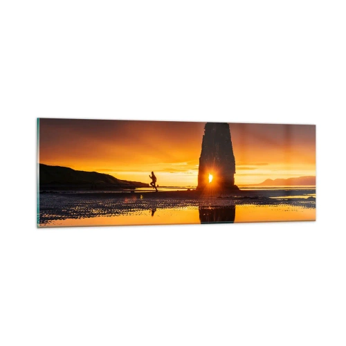 Obraz na szkle - Tylko ty i natura - 90x30 cm