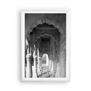 Plakat w białej ramie - Tu dzieją się baśnie Wschodu - 61x91 cm