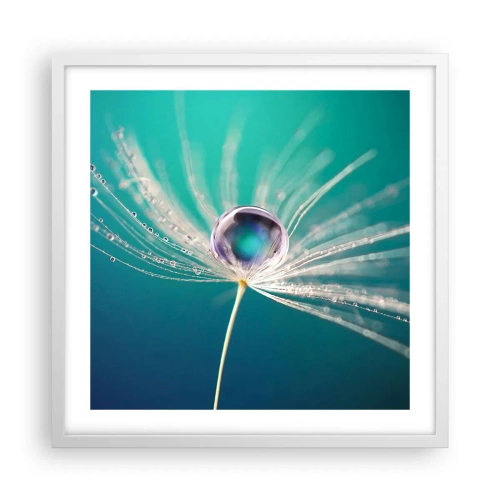 Plakat w białej ramie - Mistyczna chwila - 50x50 cm