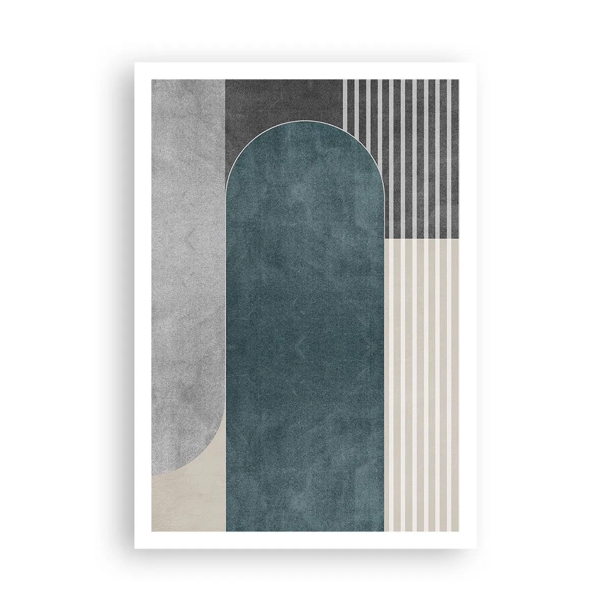 Plakat - Kompozycja na poziomie - 70x100 cm