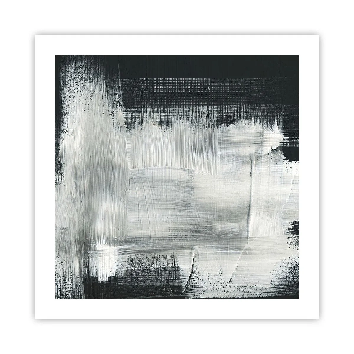 Plakat - Utkane z pionu i poziomu - 50x50 cm