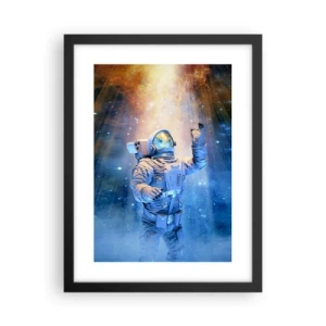 Plakat w czarnej ramie - Wreszcie u celu - 30x40 cm