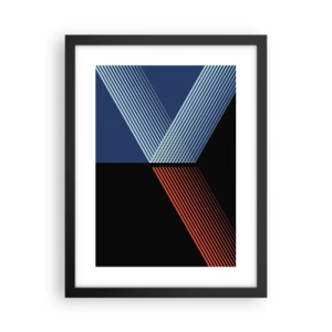 Plakat w czarnej ramie - Prosta historia - 30x40 cm