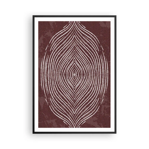 Plakat w czarnej ramie - Przestrzeń mówi - 70x100 cm
