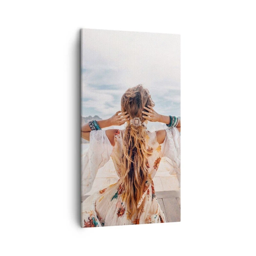 Obraz na płótnie - W drodze ku szczęściu - 45x80 cm