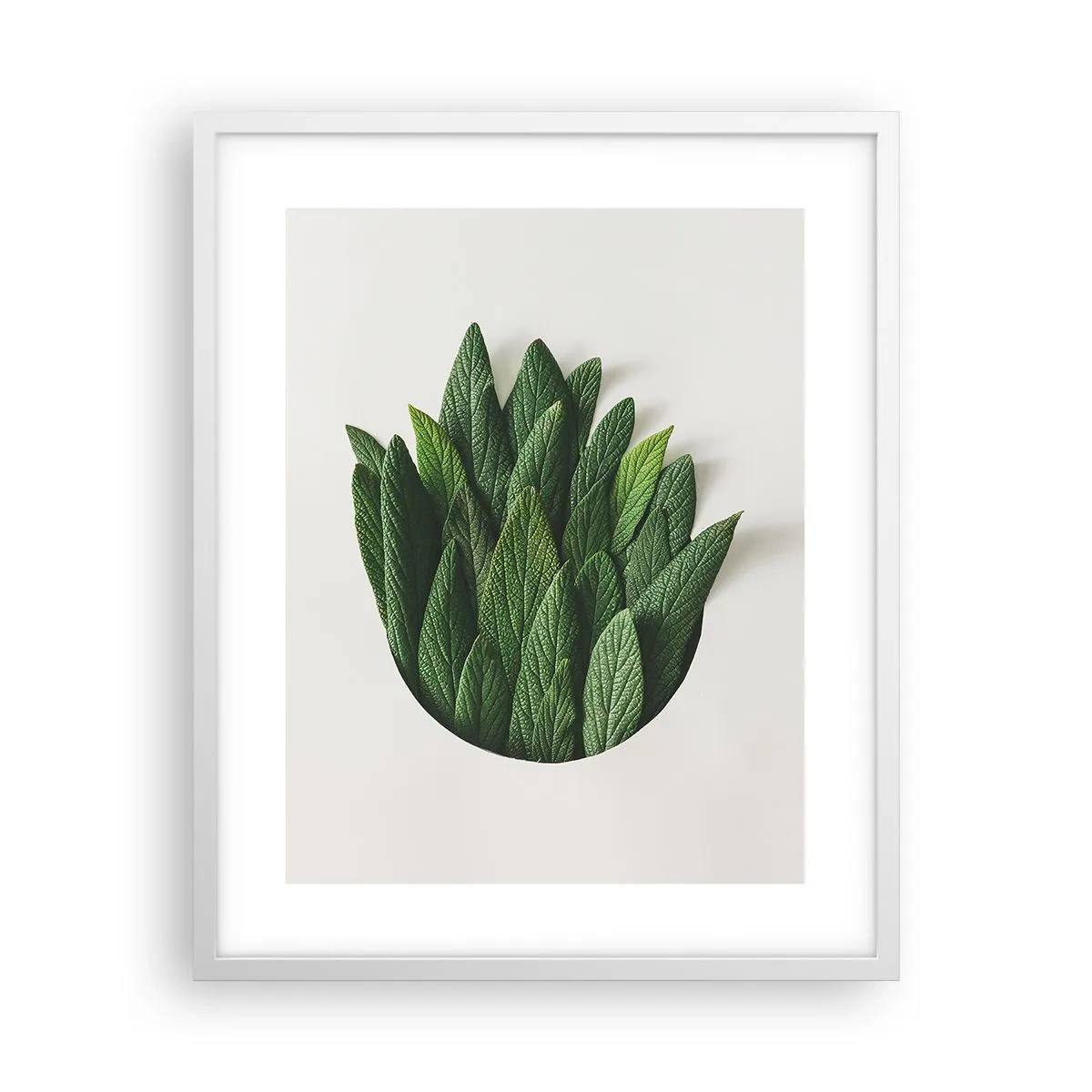 Plakat w białej ramie - Nieposkromiona ciekawość - 40x50 cm