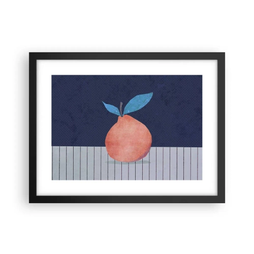 Plakat w czarnej ramie - Wypukłość i płaszczyzna - 40x30 cm