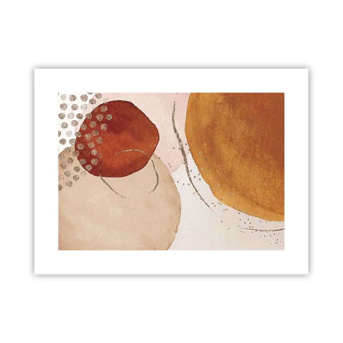 Plakat - Krągłość i ruch - 40x30 cm
