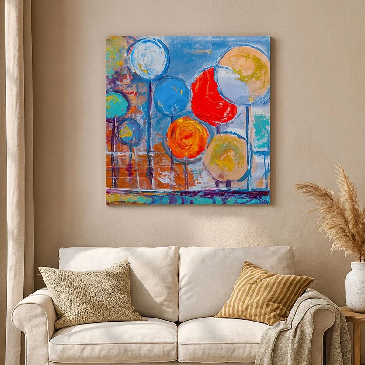 Obraz na płótnie - Cuda na kiju - 30x30 cm